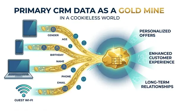 Почему первичные CRM данные становятся золотой жилой в эпоху мира без cookie?