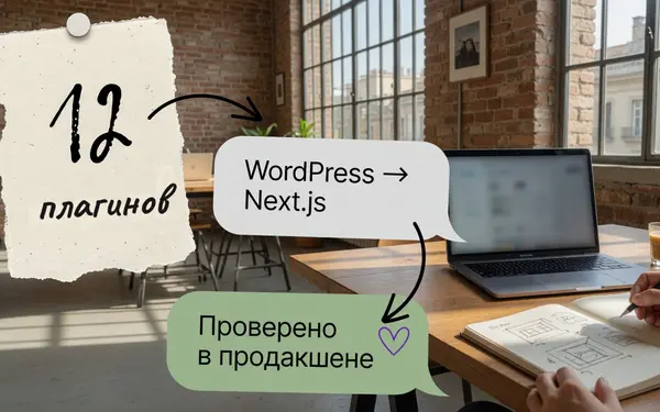 12 плагинов, которые превращают WordPress в headless CMS для Next.js, проверено в продакшене